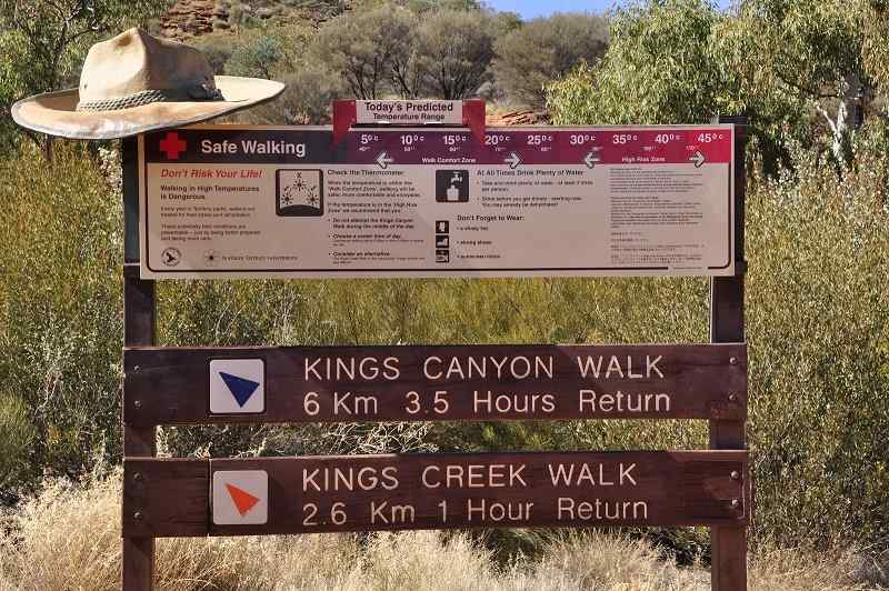 Visto Australia ingresso kings canyon